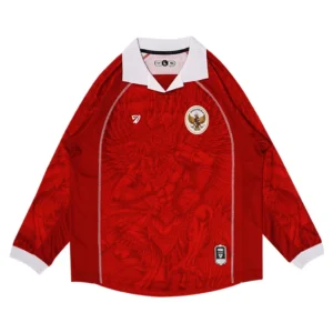 jersey timnas indonesia lengan panjang jersey fantasy timnas home lengan panjang jersey olahraga nine x sultan desain
